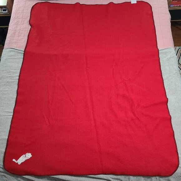 Vintage Disney Winnie the Pooh Embroidered Baby Blanket Throw 44x58 - Picture 2 of 3